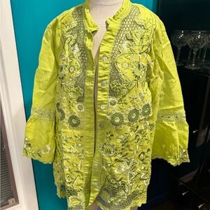 John mark size large blouse
